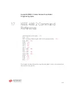 Предварительный просмотр 651 страницы Keysight Technologies N8262A Programming Manual