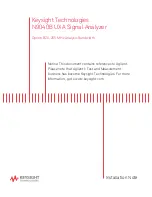 Keysight Technologies N9040B Installation Note предпросмотр