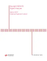 Keysight Technologies N9041B Installation Note предпросмотр