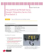 Предварительный просмотр 1 страницы Keysight Technologies P50 B Series Quick Start Manual