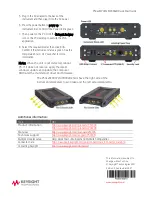 Предварительный просмотр 2 страницы Keysight Technologies P50 B Series Quick Start Manual