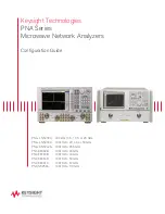 Keysight Technologies PNA E8361A Configuration Manual preview