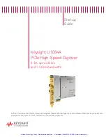 Preview for 2 page of Keysight Technologies U1084A Startup Manual