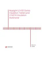 Keysight Technologies U1450 Series Service Manual preview