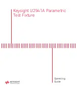 Keysight Technologies U2941A Operating Manual preview