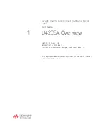 Preview for 7 page of Keysight Technologies U4205A User Manual