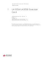 Preview for 11 page of Keysight Technologies U4305A Hardware Manual