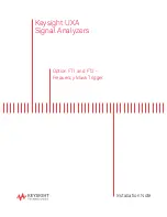 Keysight Technologies UXA Installation Note предпросмотр