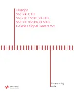 Keysight Technologies X-Series Programming Manual предпросмотр