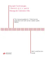 Preview for 1 page of Keysight 11644A Q Manual