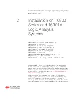 Предварительный просмотр 27 страницы Keysight 16900 series Installation Manual