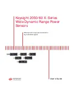 Предварительный просмотр 1 страницы Keysight 2050 Series User Manual