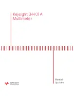 Keysight 34401A Manual Update preview