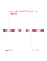 Keysight 34959A User Manual предпросмотр