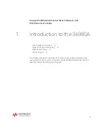 Preview for 13 page of Keysight 34980A User Manual