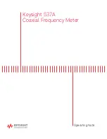 Keysight 537A Operating Note preview