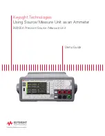 Keysight B2900A Demo Manual preview