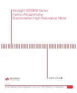 Предварительный просмотр 1 страницы Keysight B2980B Series User Manual