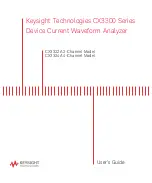 Предварительный просмотр 1 страницы Keysight CX1101A User Manual