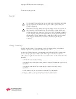 Preview for 3 page of Keysight E5063A Troubleshooting Manual