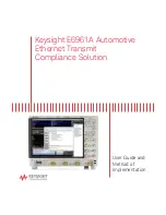 Keysight E6961A User Manual And Method Of Implementation предпросмотр