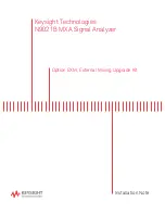 Предварительный просмотр 1 страницы Keysight EXM Installation Notes