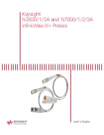 Keysight InfiniiMax III+ Series User Manual предпросмотр