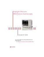 Keysight Infiniium 9000 Series Evaluation Manual предпросмотр