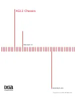 Предварительный просмотр 1 страницы Keysight Ixia XG12 Assembly Manual