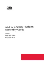 Preview for 1 page of Keysight ixia XGS12 Assembly Manual