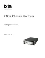 Preview for 1 page of Keysight Ixia XGS2 Getting Started Manual