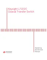 Preview for 1 page of Keysight L7222C Operating And Service Manual