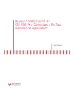 Keysight M809256PB User Manual preview