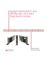 Keysight M9164A Startup And Service Manual предпросмотр