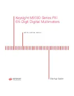 Keysight M9180 Series Startup Manual preview