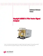 Keysight M9391A Quick Start Manual предпросмотр