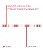 Preview for 1 page of Keysight M9601A Startup Manual