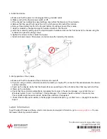 Предварительный просмотр 2 страницы Keysight M9614A Quick Startup Poster