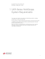 Предварительный просмотр 9 страницы Keysight MultiScope UXR Series Hardware Configuration Manual