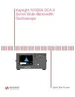 Keysight N1000A DCA-X Series Quick Start Manual предпросмотр