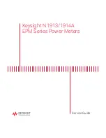 Предварительный просмотр 1 страницы Keysight N1913 Service Manual