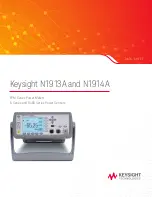 Предварительный просмотр 1 страницы Keysight N1913A Datasheet