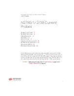 Preview for 3 page of Keysight N2780B User Manual