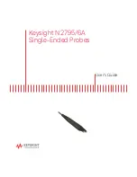 Предварительный просмотр 1 страницы Keysight N2795/6A User Manual