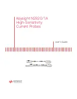 Keysight N2820A User Manual предпросмотр