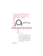 Предварительный просмотр 1 страницы Keysight N2823A User Manual