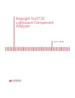 Предварительный просмотр 1 страницы Keysight N4372E User Manual