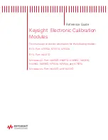 Preview for 1 page of Keysight N4431D Reference Manual