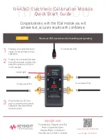 Предварительный просмотр 1 страницы Keysight N443xD Quick Start Manual