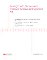 Keysight N5224AU-217 Installation Note предпросмотр